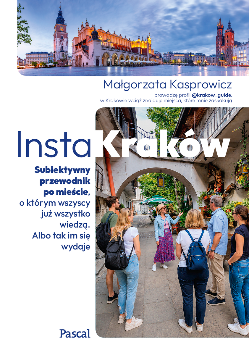 Okładka przewodnika InstaKraków autorstwa Małgorzaty Kasprowicz